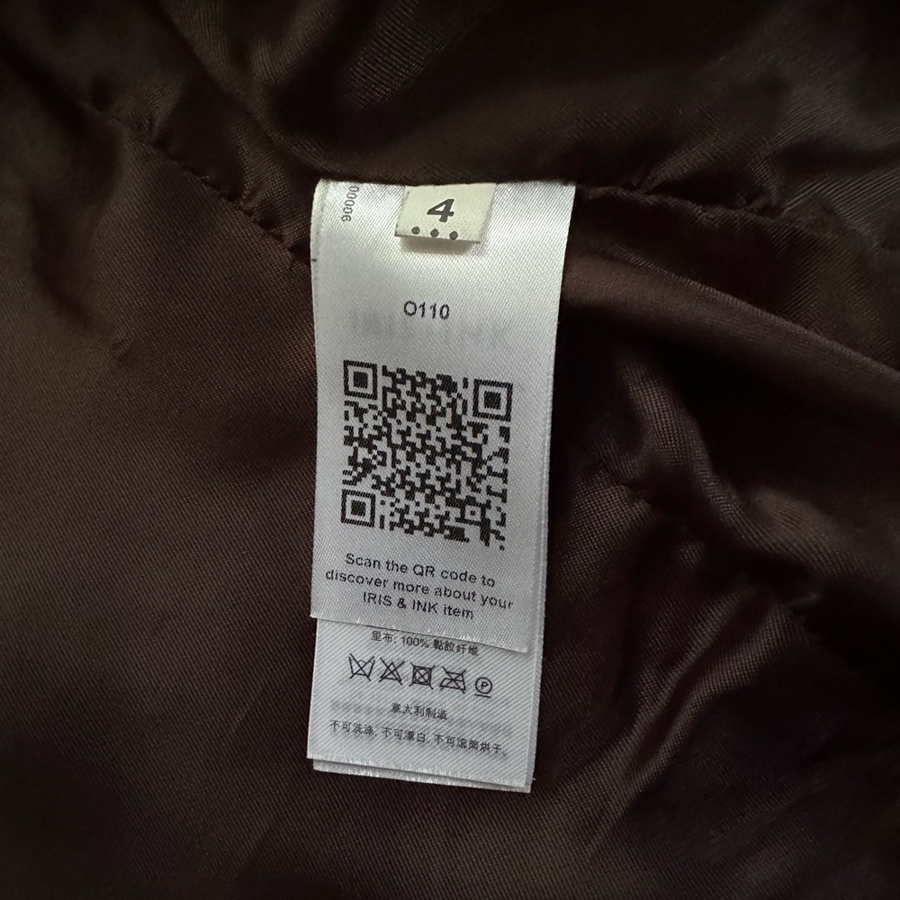 Lambskin Leather Jacket- Iris and Ink - Picture 4 of 16